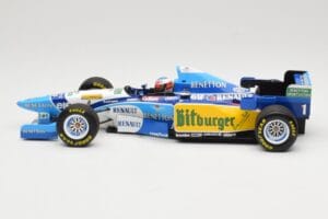 Benetton Renault B195 #1 M. Schumacher Winner German GP 1995 Minichamps 1:18 510952701 Metalli — kuva 3 / 6