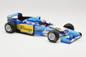 Benetton Renault B195 #1 M. Schumacher Winner German GP 1995 Minichamps 1:18 510952701 Metalli — kuva 4 / 6