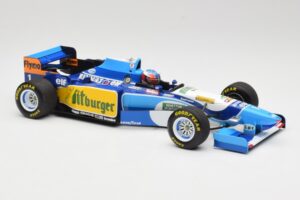 Benetton Renault B195 #1 M. Schumacher Winner Monaco GP 1995 Minichamps 1:18 510952301 Metalli — kuva 4 / 6