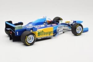 Benetton Renault B195 #1 M. Schumacher Winner Pacific GP F1 World Champion 1995 Minichamps 1:18 510953301 Metalli — kuva 2 / 6