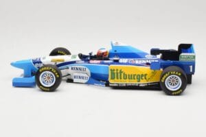 Benetton Renault B195 #1 M. Schumacher Winner Pacific GP F1 World Champion 1995 Minichamps 1:18 510953301 Metalli — kuva 3 / 6