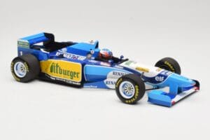 Benetton Renault B195 #1 M. Schumacher Winner Pacific GP F1 World Champion 1995 Minichamps 1:18 510953301 Metalli — kuva 4 / 6