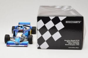 Benetton Renault B195 #1 M. Schumacher Winner Pacific GP F1 World Champion 1995 Minichamps 1:18 510953301 Metalli — kuva 6 / 6