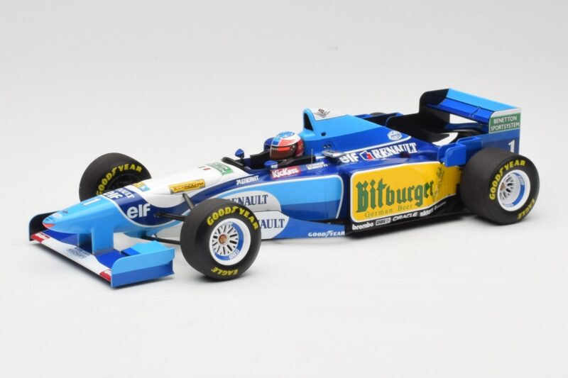 Benetton Renault B195 #1 M. Schumacher Winner Pacific GP F1 World Champion 1995 Minichamps 1:18 510953301 Metalli