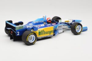Benetton Renault B195 #2 J. Herbert Winner British GP 1995 Minichamps 1:18 110950802 Metalli — kuva 2 / 6
