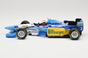 Benetton Renault B195 #2 J. Herbert Winner British GP 1995 Minichamps 1:18 110950802 Metalli — kuva 3 / 6