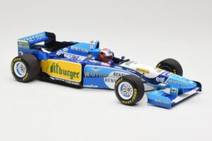 Benetton Renault B195 #2 J. Herbert Winner British GP 1995 Minichamps 1:18 110950802 Metalli — kuva 4 / 6