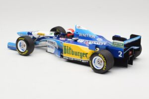Benetton Renault B195 #2 J. Herbert Winner British GP 1995 Minichamps 1:18 110950802 Metalli — kuva 5 / 6
