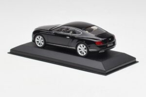 Bentley Continental GT Beluga Musta Minichamps 1:43 436139980 Metalli — kuva 3 / 4