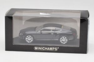 Bentley Continental GT Beluga Musta Minichamps 1:43 436139980 Metalli — kuva 4 / 4
