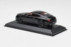 Bentley Continental GT Musta Mustilla Vanteilla Minichamps 1:43 BENTLEY002 Metalli — kuva 3 / 4