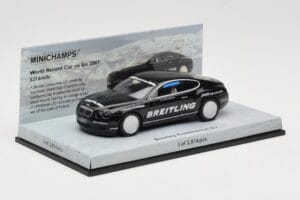 Bentley Continental GT World Record Car on Ice Musta Minichamps 1:43 436139026-O Metalli — kuva 2 / 4