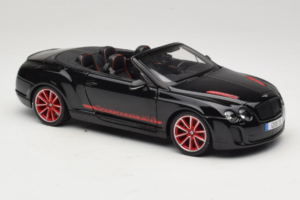 Bentley Continental Supersports ISR Avoauto Musta Punaisilla Vanteilla Bburago 1:18 18-11035 Metalli — kuva 6 / 8