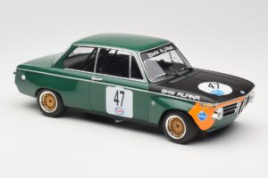 BMW 1600-2 BMW Alpina #47 P. Meyer Internationales ADAC Eifelrennen Nurburgring 1971 Minichamps 1:18 155712647 Metalli — kuva 4 / 6