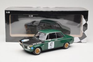 BMW 1600-2 BMW Alpina #47 P. Meyer Internationales ADAC Eifelrennen Nurburgring 1971 Minichamps 1:18 155712647 Metalli — kuva 6 / 6