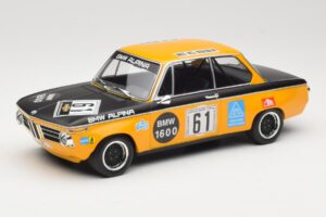 BMW 1600-2 BMW Alpina #61 R. Herzog / N. Lauda DNF 6 Hours Nurburgring 1970 Minichamps 1:18 155702661 Metalli