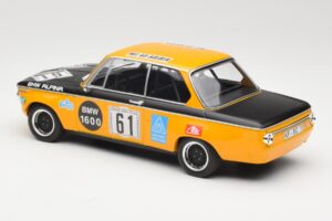 BMW 1600-2 BMW Alpina #61 R. Herzog / N. Lauda DNF 6 Hours Nurburgring 1970 Minichamps 1:18 155702661 Metalli — kuva 5 / 6
