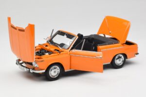 BMW 1600 Kabriolet Oranssi Minichamps 1:18 100021030-O Metalli — kuva 2 / 8