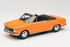 BMW 1600 E10 Cabriolet Oranssi Minichamps 1:18 100021030 Metalli