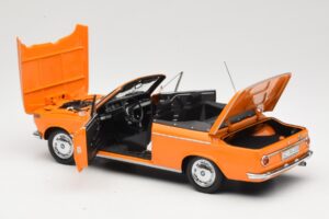 BMW 1600 E10 Cabriolet Oranssi Minichamps 1:18 100021030 Metalli — kuva 5 / 8