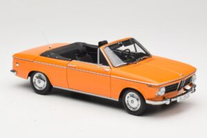 BMW 1600 E10 Cabriolet Oranssi Minichamps 1:18 100021030 Metalli — kuva 6 / 8