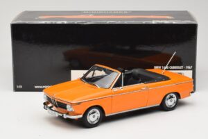 BMW 1600 E10 Cabriolet Oranssi Minichamps 1:18 100021030 Metalli — kuva 8 / 8