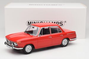 BMW 1800 Ti Karmiini Punainen Minichamps 1:18 107024001 Metalli — kuva 6 / 6
