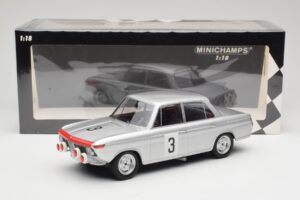BMW 1800 TiSA #3 D. Glemser / J. Ickx 24 Hours of Spa 1965 Minichamps 1:18 155652903 Metalli — kuva 6 / 6