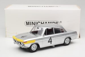 BMW 1800 TiSA #4 J. Ickx / J. van Ophem 24 Hours of Spa 1965 Winners Minichamps 1:18 107652504 Hartsi — kuva 6 / 6