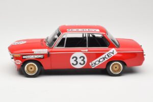 BMW 2002 Jockey Racing #33 B. Tobiasson / L. Nordstrom 6 Hours Nurburgring 1972 Minichamps 1:18 155722633 Metalli — kuva 3 / 6