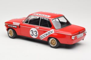 BMW 2002 Jockey Racing #33 B. Tobiasson / L. Nordstrom 6 Hours Nurburgring 1972 Minichamps 1:18 155722633 Metalli — kuva 5 / 6