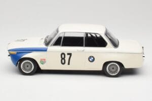 BMW 2002 Tii E10 #87 H. Hahne Grand Prix Brno 1969 Minichamps 1:18 155692787 Metalli — kuva 3 / 6