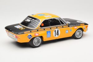 BMW 2800 CS BMW Alpina #14 H. Kelleners / G. Huber Winners 24 Hours of Spa 1970 Minichamps 1:18 155702714 Metalli — kuva 2 / 6