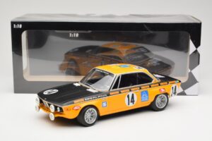 BMW 2800 CS BMW Alpina #14 H. Kelleners / G. Huber Winners 24 Hours of Spa 1970 Minichamps 1:18 155702714 Metalli — kuva 6 / 6