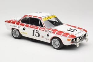 BMW 2800 CS E9 #15 Team Marabout Gaye / S. Braillard 24 Hours of Spa 1972 Minichamps 1:18 155722715 Metalli — kuva 4 / 6