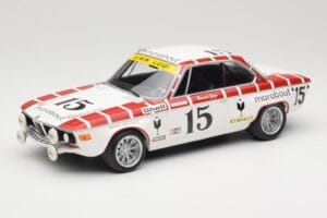 BMW 2800 CS E9 #15 Team Marabout Gaye / S. Braillard 24 Hours of Spa 1972 Minichamps 1:18 155722715 Metalli