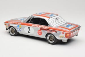 BMW 2800 CS E9 #2 Team Schnitzer J. Fitzpatrick / H. Heyer Winners Grand Prix Touring Cars Nurburgring 1972 Minichamps 1:18 1 — kuva 5 / 6