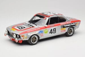 BMW 2800 CS E9 #49 Team Schnitzer G. Herzog / H. Heyer 24 Hours of Spa 1972 Minichamps 1:18 155722749 Metalli