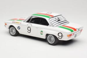 BMW 2800 CS E9 #9 Castrol BMW T. Moorkens / E. Haxhe 24 Hours of Spa 1971 Minichamps 1:18 155712709 Metalli — kuva 5 / 6