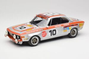 BMW 2800 CS Team Schnitzer #10 J. Fitzpatrick / J. Peltier Spa 1972 Minichamps 1:18 155722710 Metalli