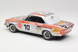BMW 2800 CS Team Schnitzer #10 J. Fitzpatrick / J. Peltier Spa 1972 Minichamps 1:18 155722710 Metalli — kuva 5 / 6