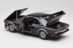 BMW 3.0 CSL E9 Musta Minichamps 1:18 180029025 Metalli — kuva 5 / 8