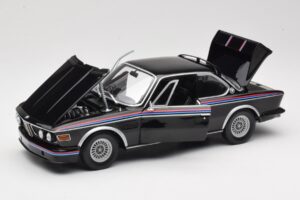 BMW 3.0 CSL E9 Musta Minichamps 1:18 180029025 Metalli — kuva 2 / 8