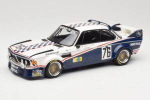 BMW 3.0 CSL E9 Garage Du Bac #76 P. Depnic / H. Coulon 24 Hours of Le Mans 1977 Minichamps 1:18 155772576 Metalli