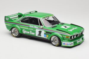 BMW 3.0 CSL E9 #1 Alpina G. Nilsson / D. Quester Winners Nürburgring 1977 Minichamps 1:18 155772501 Metalli — kuva 4 / 6