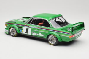BMW 3.0 CSL E9 #1 Alpina G. Nilsson / D. Quester Winners Nürburgring 1977 Minichamps 1:18 155772501 Metalli — kuva 5 / 6