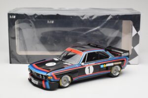 BMW 3.0 CSL E9 #1 BMW Motorsport H-J. Stuck Winner Norisring Trophy 1974 Minichamps 1:18 155742691 Metalli — kuva 6 / 6