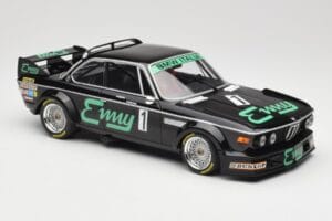 BMW 3.0 CSL E9 #1 F. Grano / P. Xhenceval GP Brno 1978 Minichamps 1:18 155782501 Metalli — kuva 4 / 6