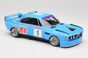 BMW 3.0 CSL E9 #1 Precision Liegeoise J. Peltier / C. Lafosse Winners 4 Hours Monza 1974 Minichamps 1:18 155742681 Metalli — kuva 3 / 6