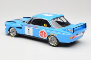 BMW 3.0 CSL E9 #1 Precision Liegeoise J. Peltier / C. Lafosse Winners 4 Hours Monza 1974 Minichamps 1:18 155742681 Metalli — kuva 4 / 6